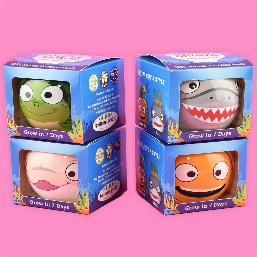 Dyrk græs kit i sød potte