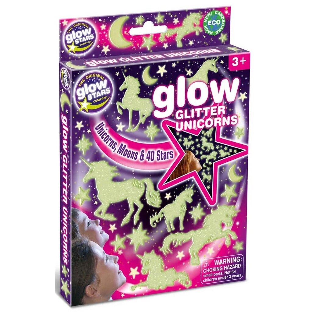 Brainstorm Glow Glitter Enhjørninger 49-pakke