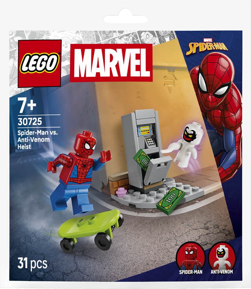 LEGO Spiderman - Spiderman mod Anti-Venom røveri 7+