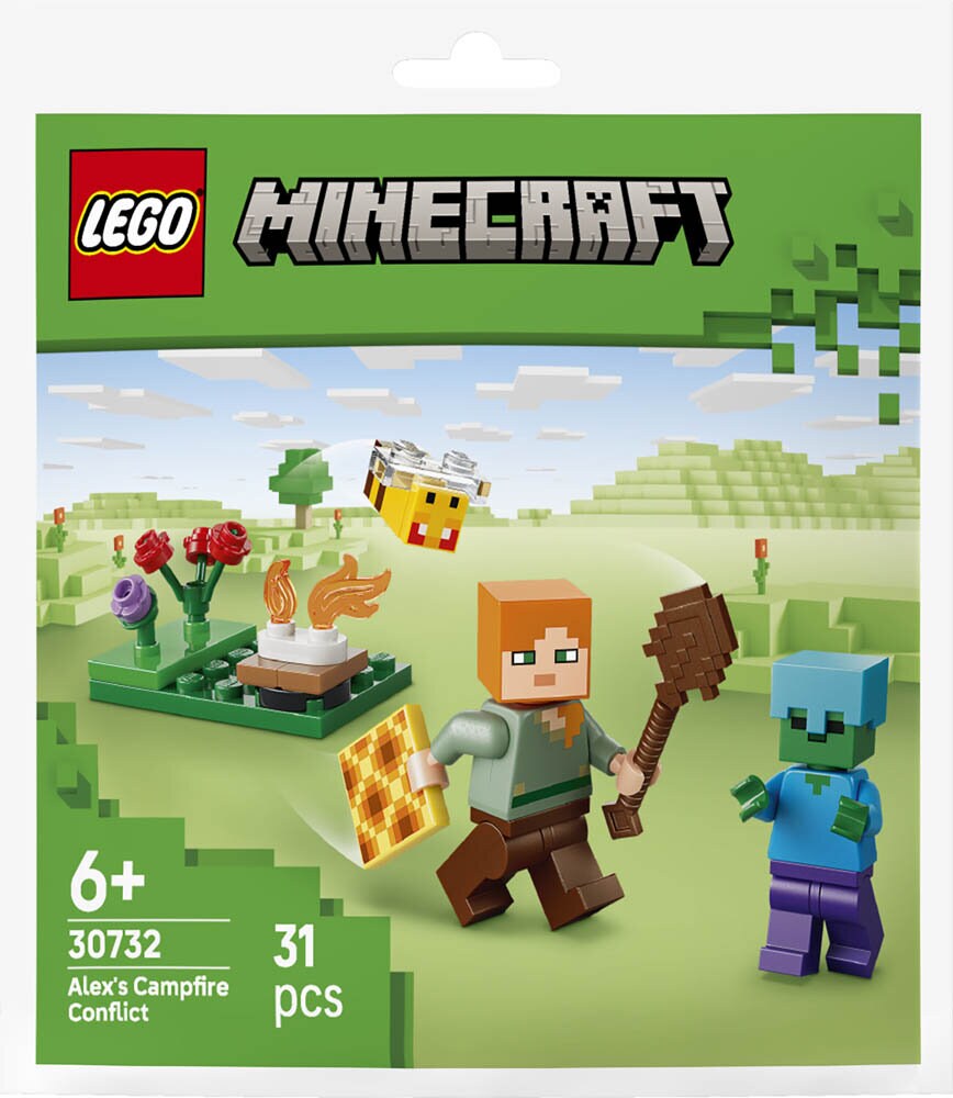 LEGO Minecraft - Alex lejrbålskonflikt 6+