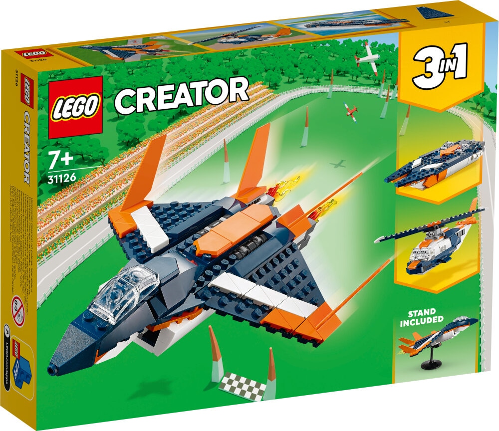 LEGO Creator - Supersonisk jet 7+