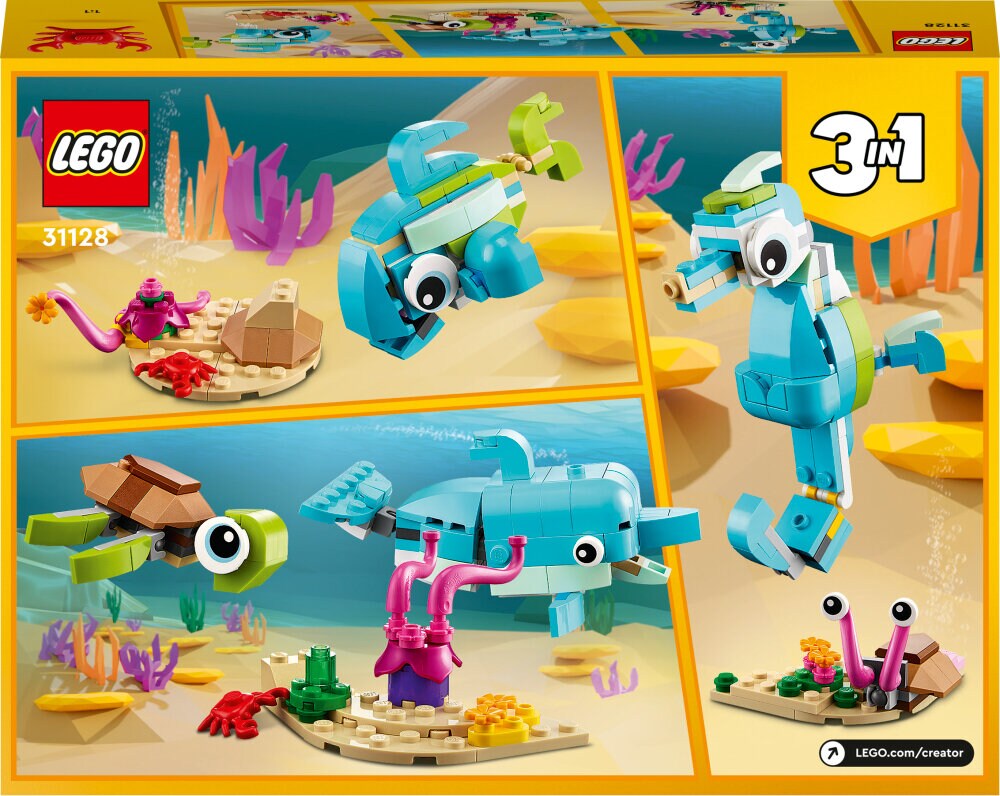 LEGO Creator - Delfin og skildpadde 6+