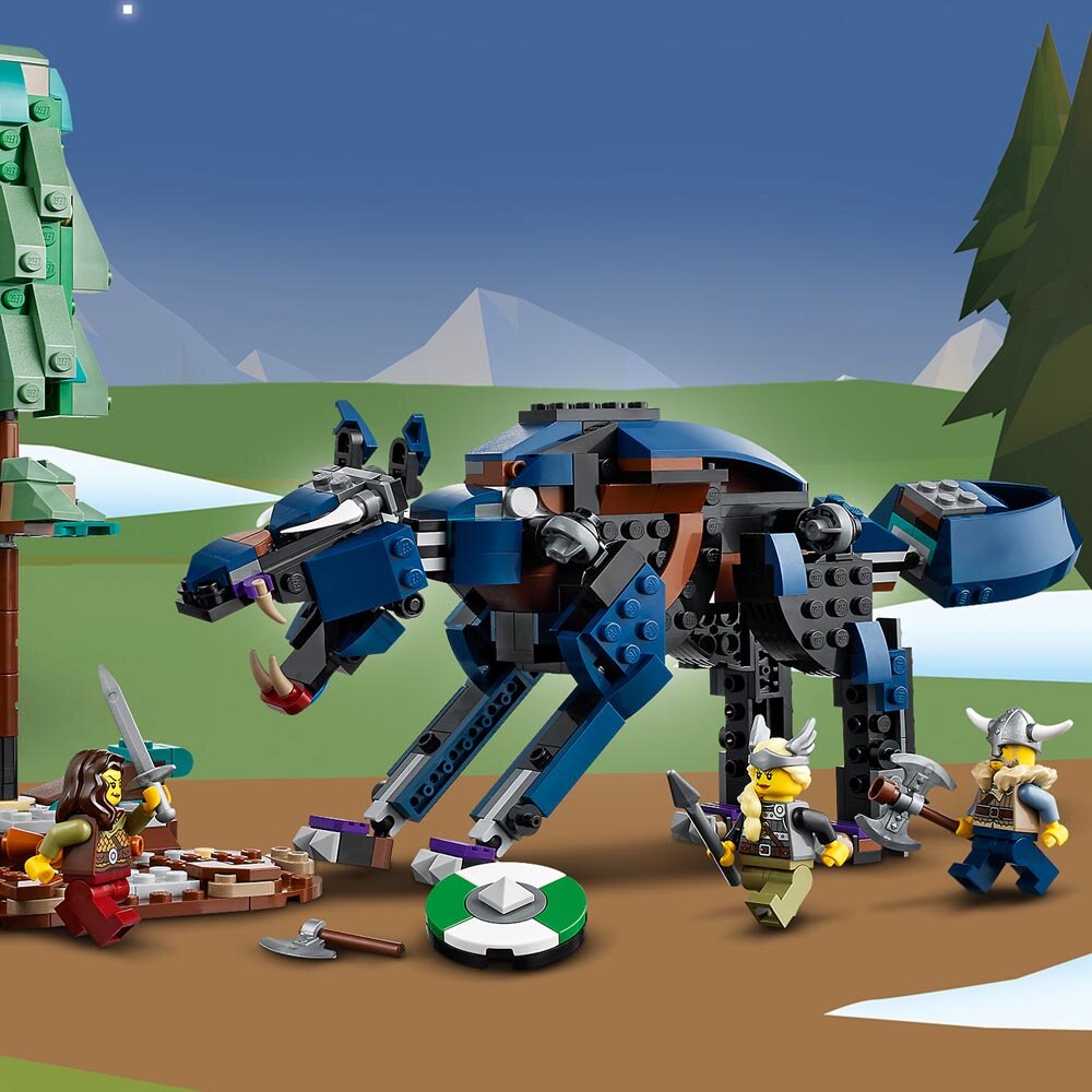 LEGO Creator - Vikingeskib og Midgårdsormen 9+