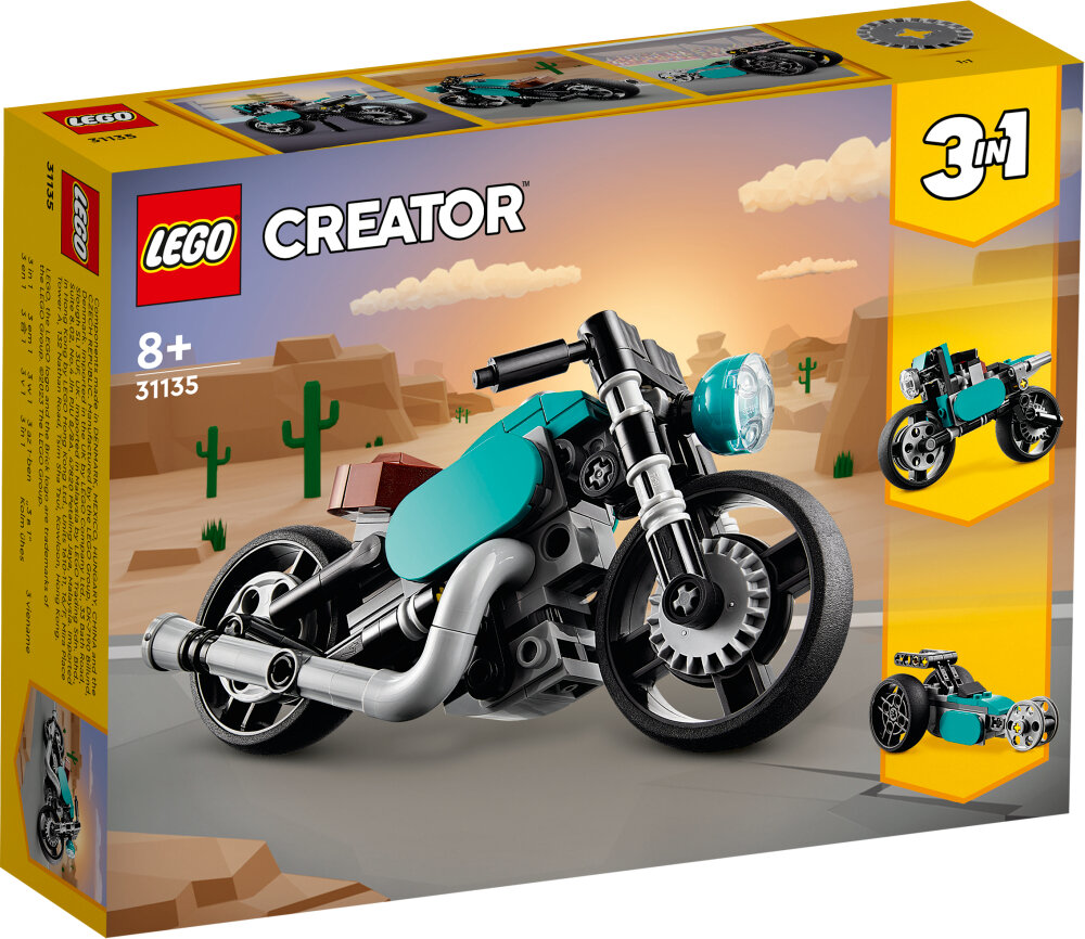 LEGO Creator - Vintage motorcykel 8+