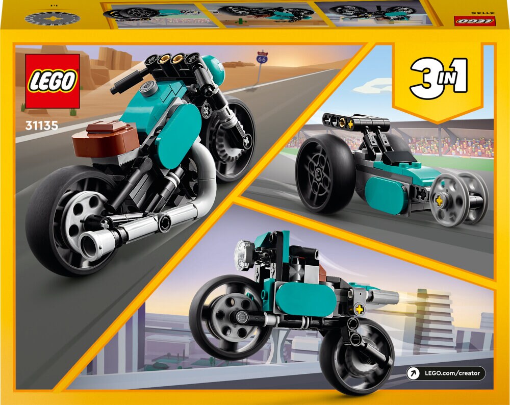 LEGO Creator - Vintage motorcykel 8+