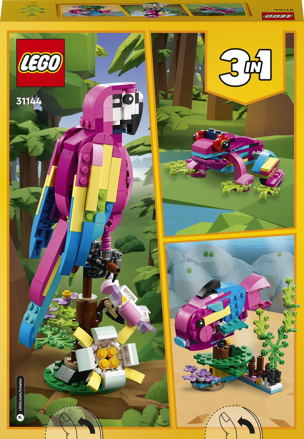 LEGO Creator - Eksotisk pink papegøje 7+