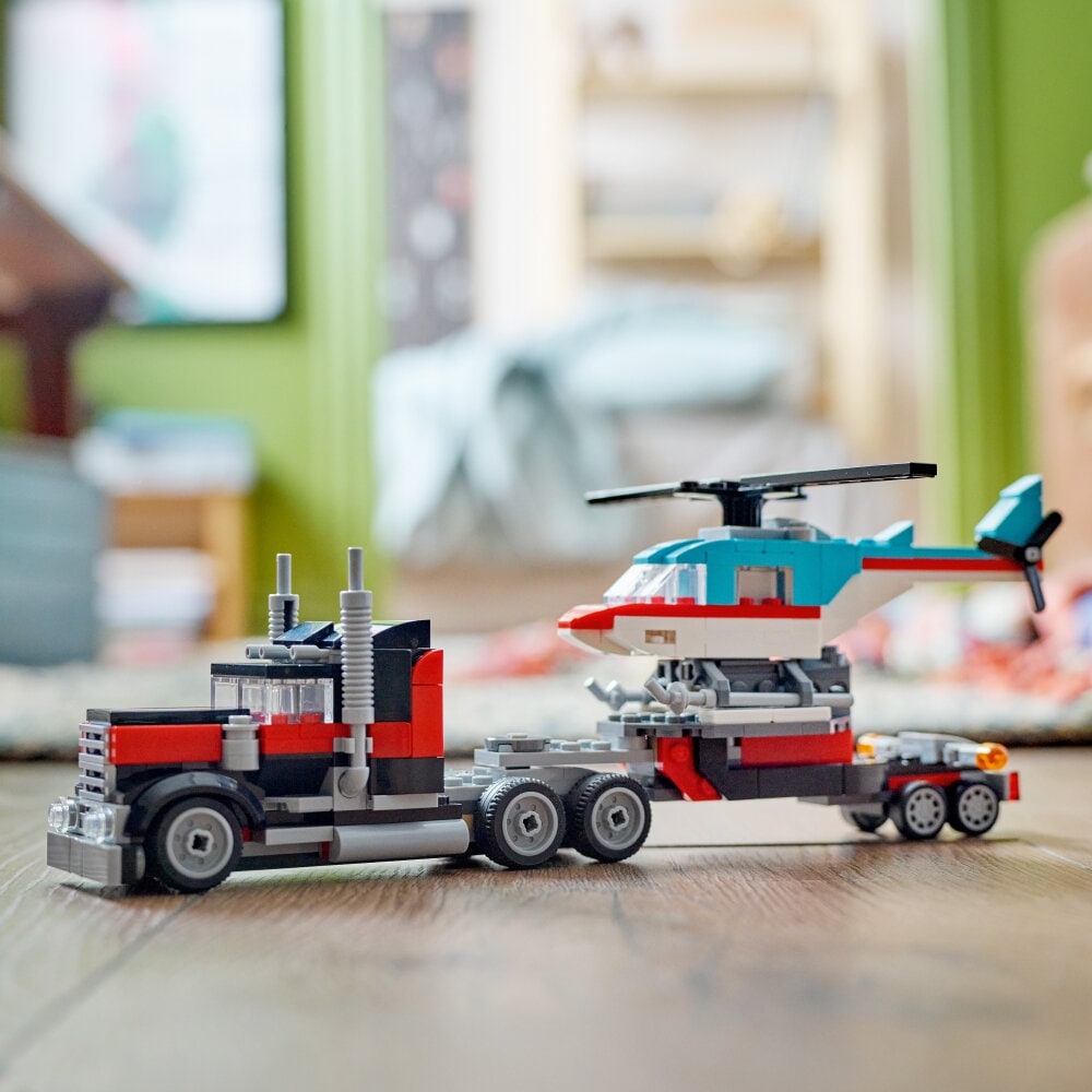 LEGO Creator - Blokvogn med helikopter 7+