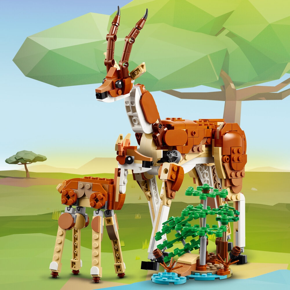 LEGO Creator - Vilde safaridyr 9+