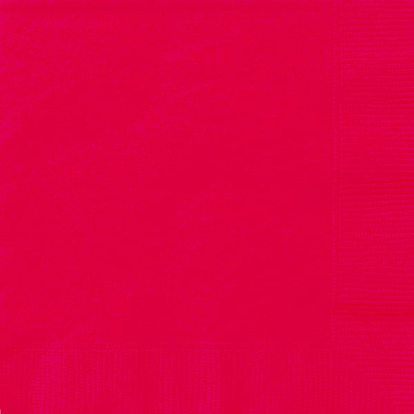 Servietter - Rød 20 stk