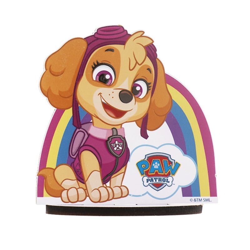 Kagedekoration i træ - Paw Patrol Skye 12 cm