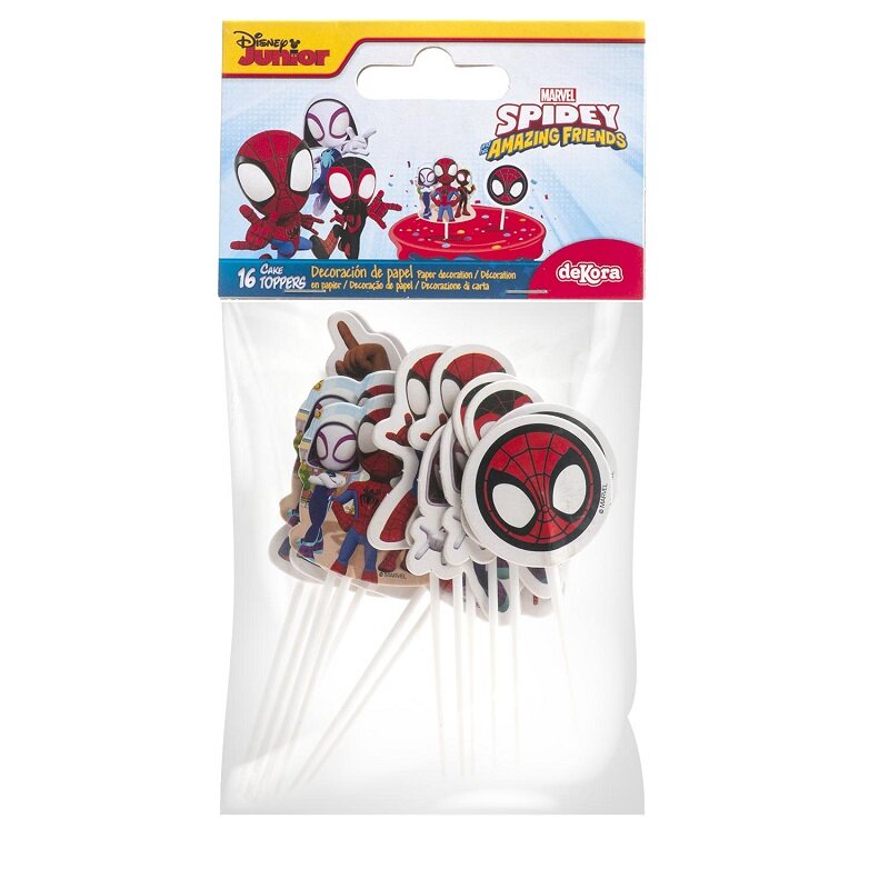 Spidey - Cake Toppers 16 stk