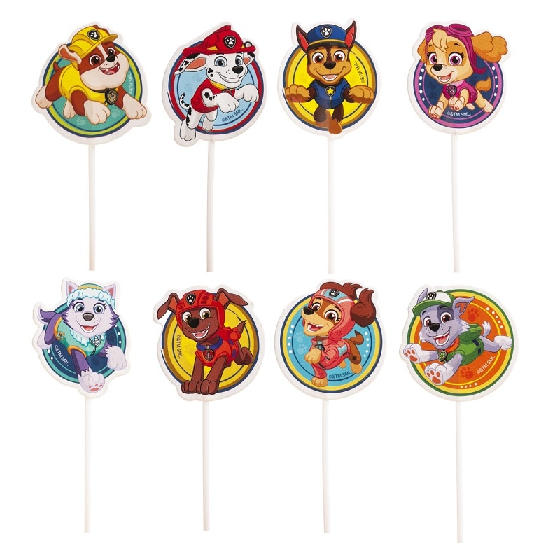 Paw Patrol - Cake Toppers 16 stk