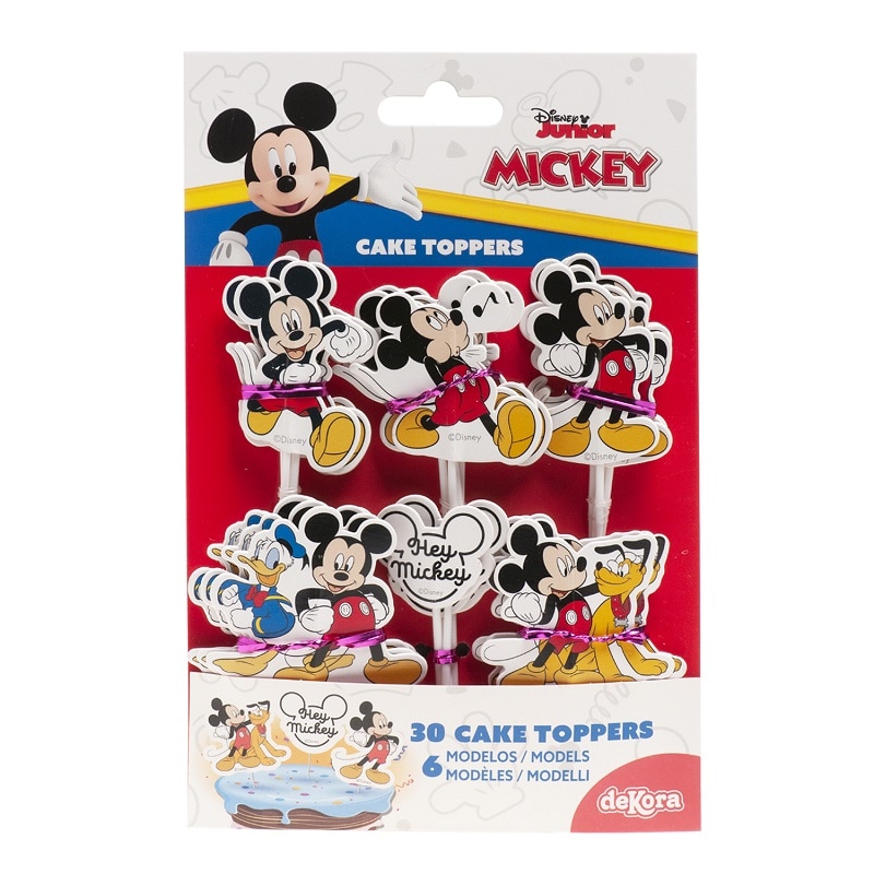 Mickey Mouse - Cake Toppers 30 stk