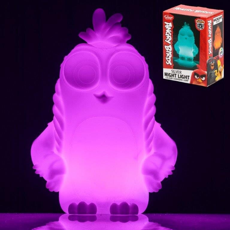 Angry Birds Silver - Farveskiftende Natlampe