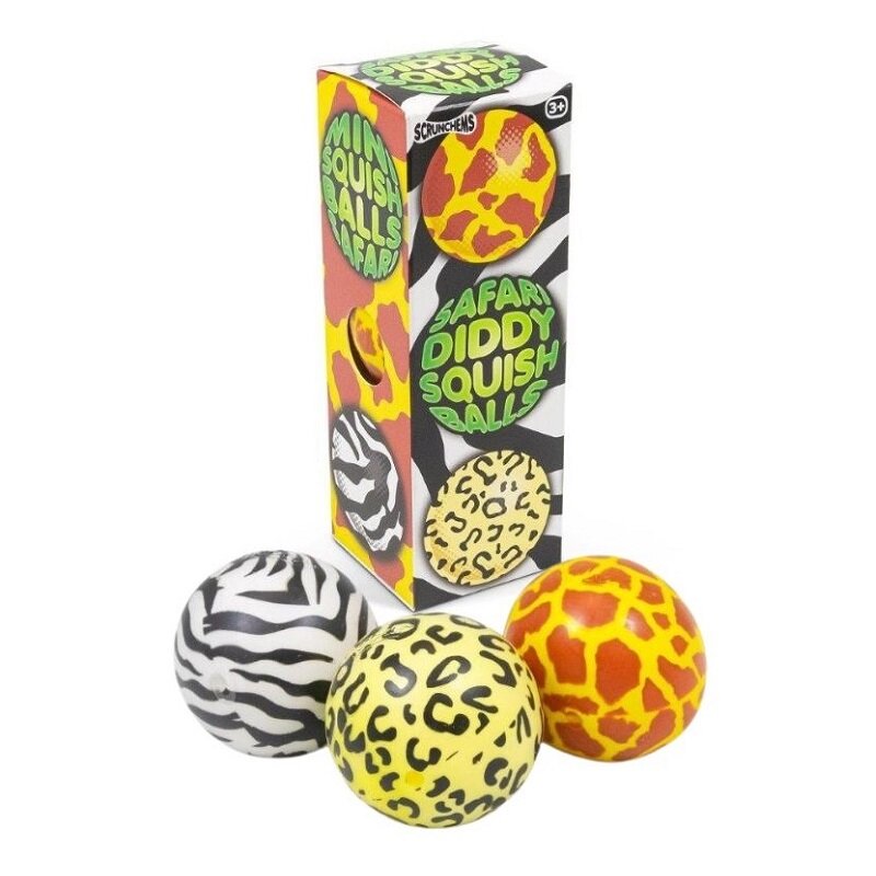 Safari Squeeze-bolde 3-pak