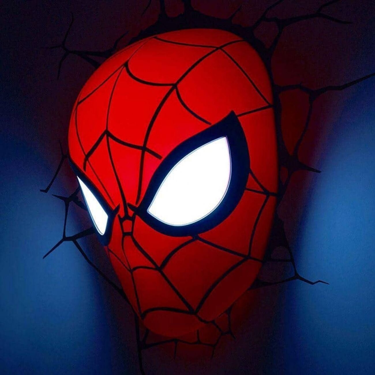 Spider-Man, Væglampe 3D Spider-Man Face