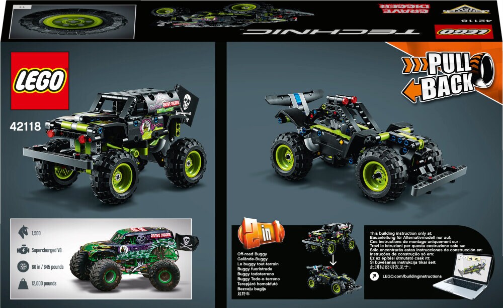 LEGO Technic - Monster Jam Grave Digger 7+