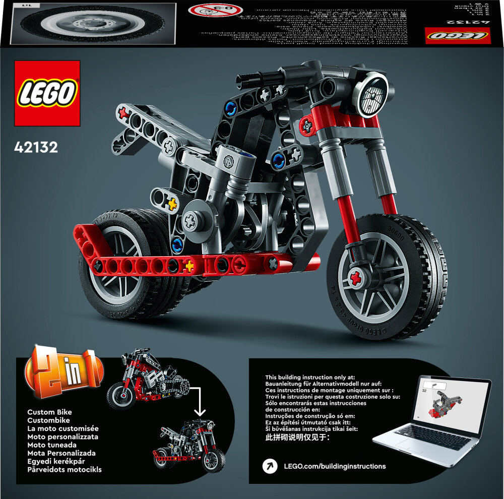 LEGO Technic - Motorcykel 7+