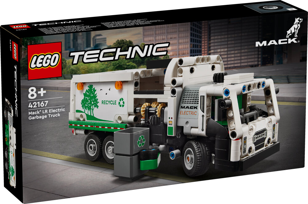 LEGO Technic - Mack LR Electric-skraldevogn 8+