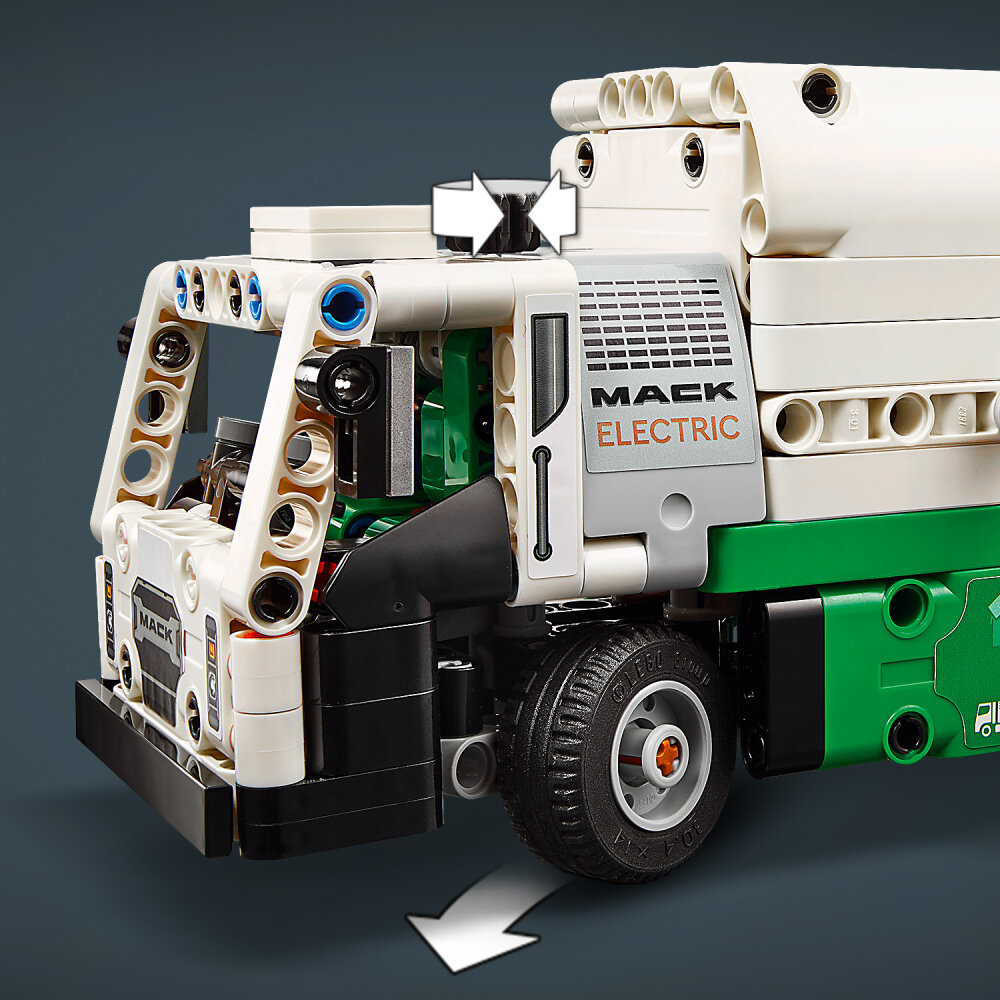 LEGO Technic - Mack LR Electric-skraldevogn 8+