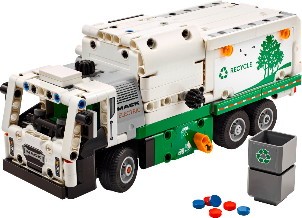 LEGO Technic - Mack LR Electric-skraldevogn 8+