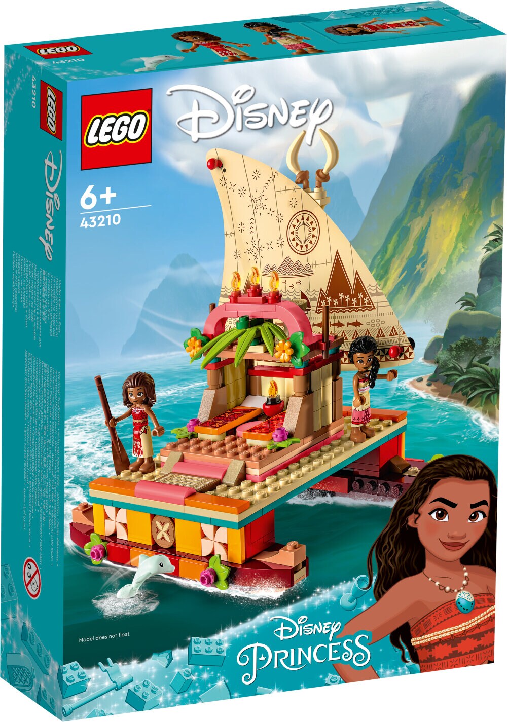 LEGO Disney - Vaianas vejfinderbåd 6+