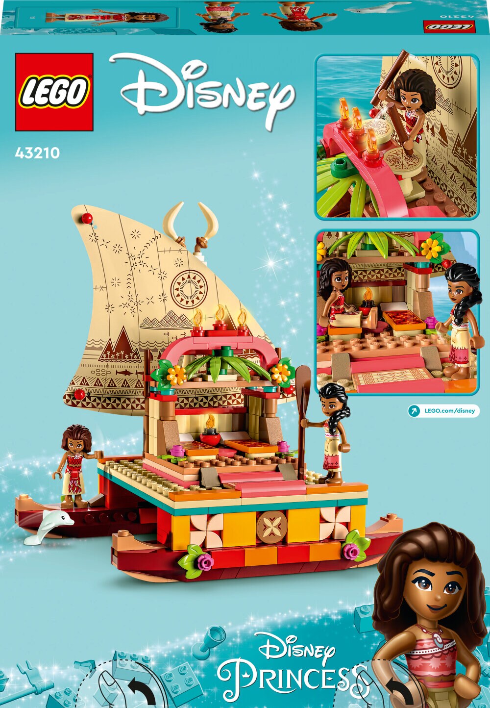 LEGO Disney - Vaianas vejfinderbåd 6+