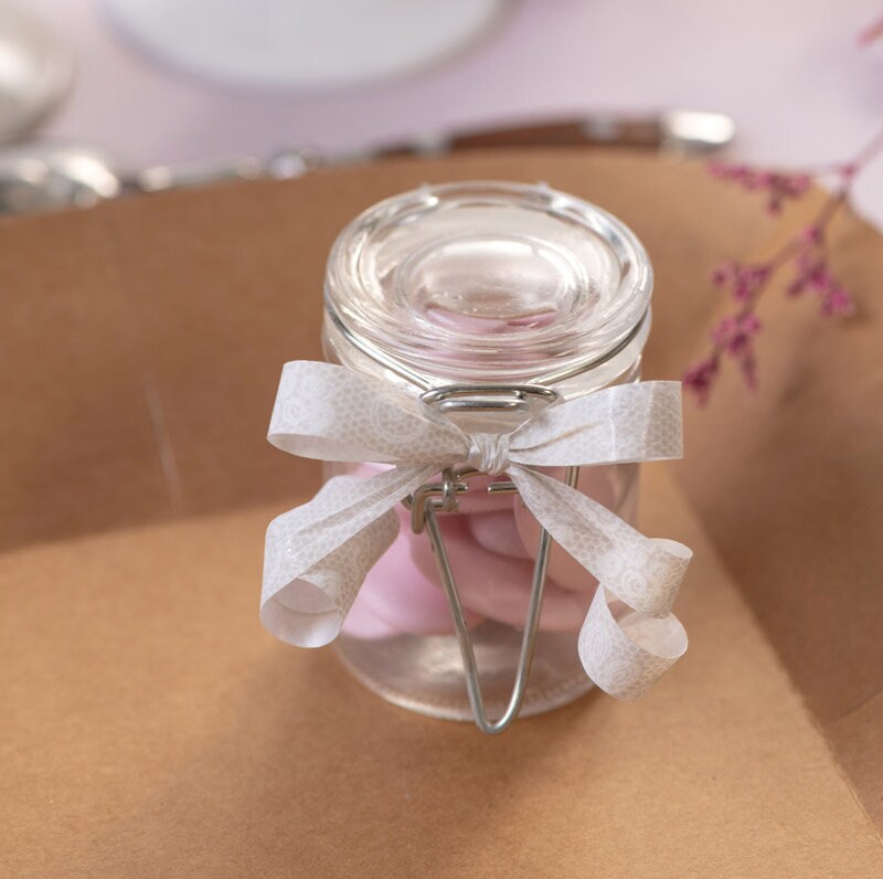 Glaskrukke - 4,3 x 6 cm, 4 stk