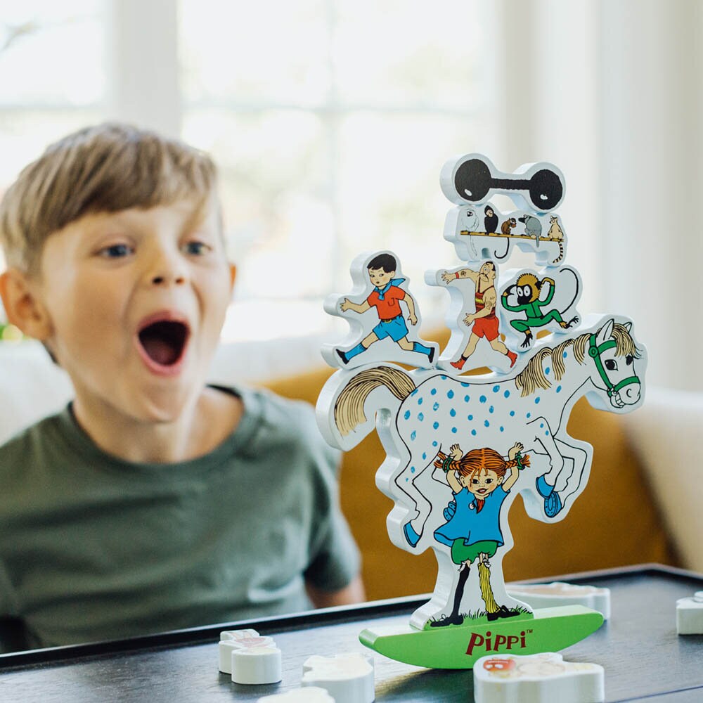 Pippi Langstrømpe - Balancelegetøj 12 stk.