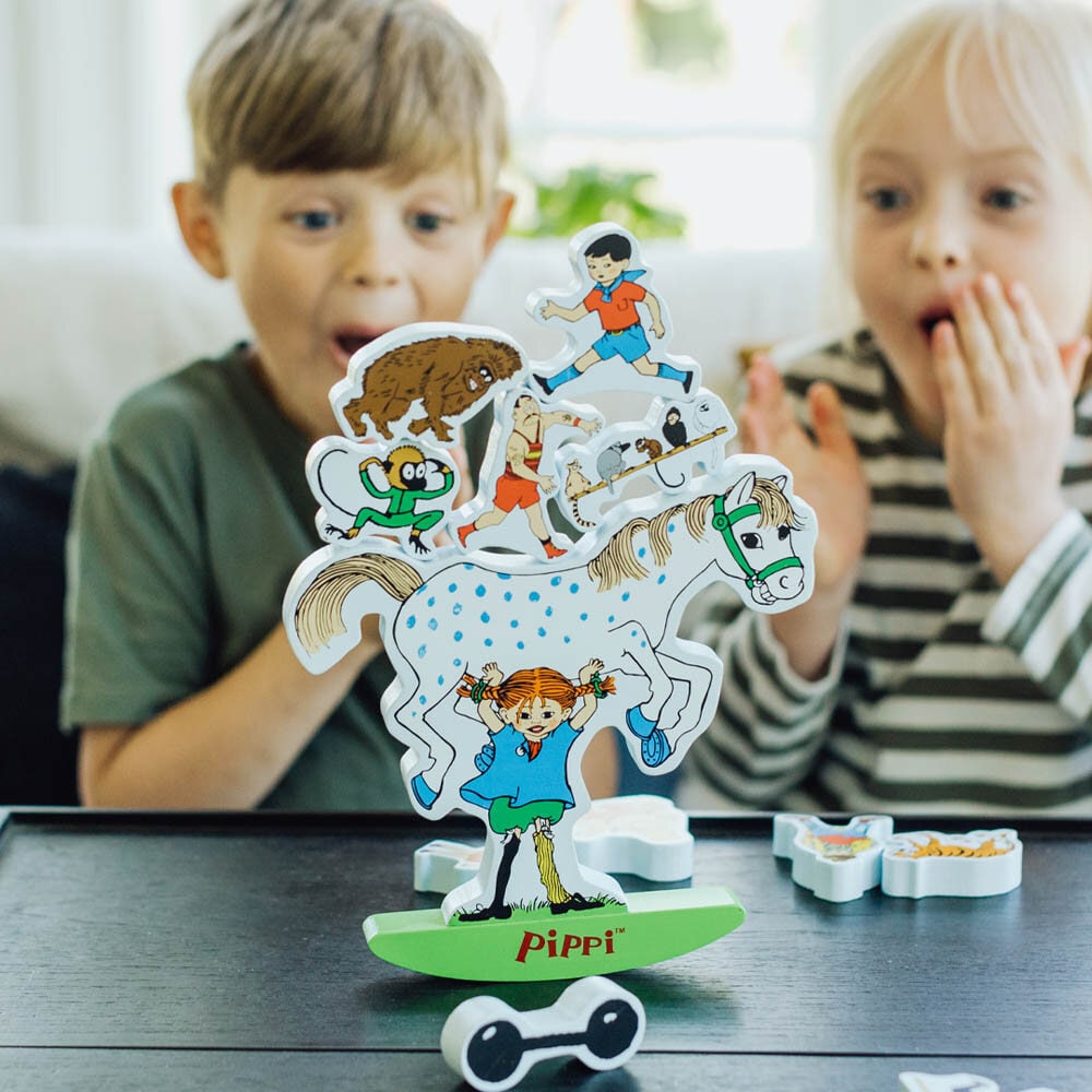 Pippi Langstrømpe - Balancelegetøj 12 stk.