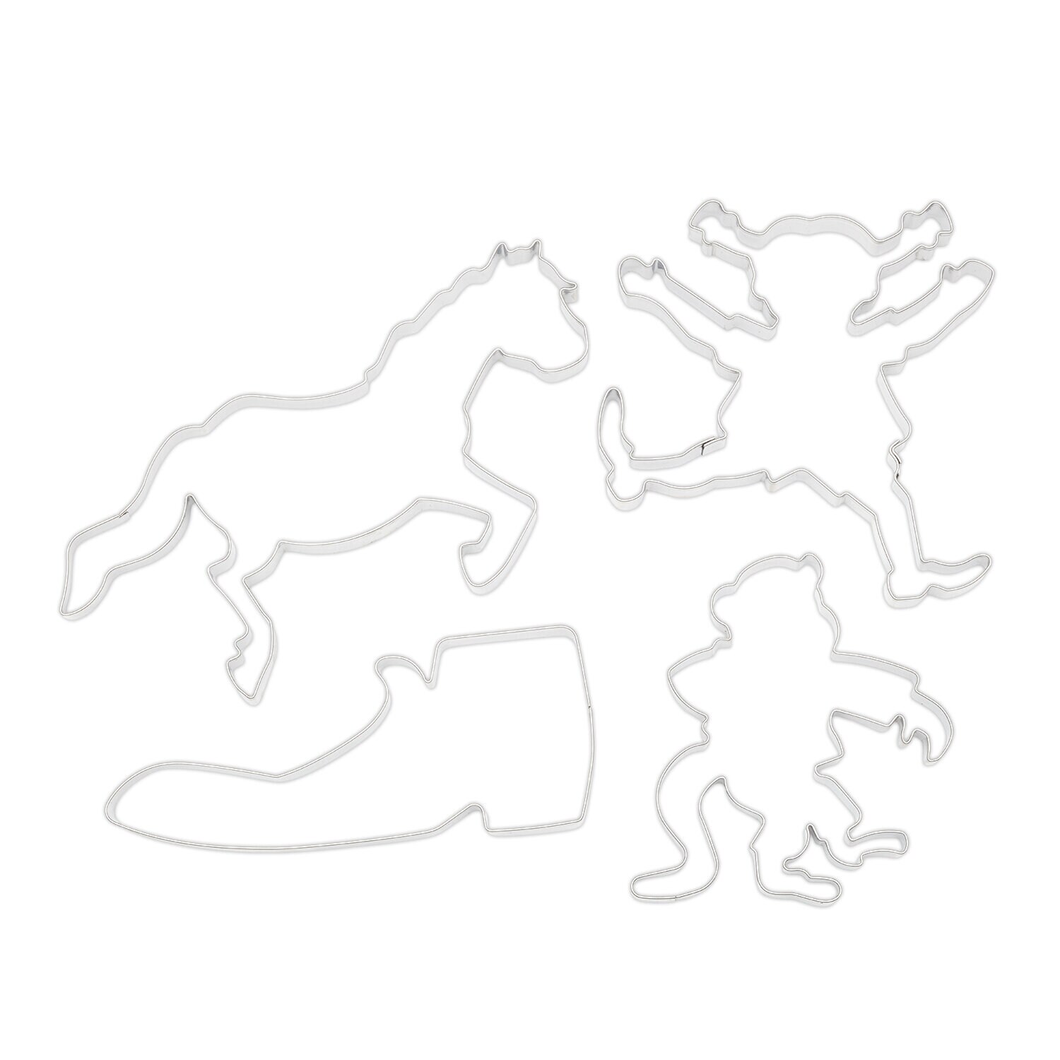 Pippi Langstrømpe Kageforme, 4 stk.