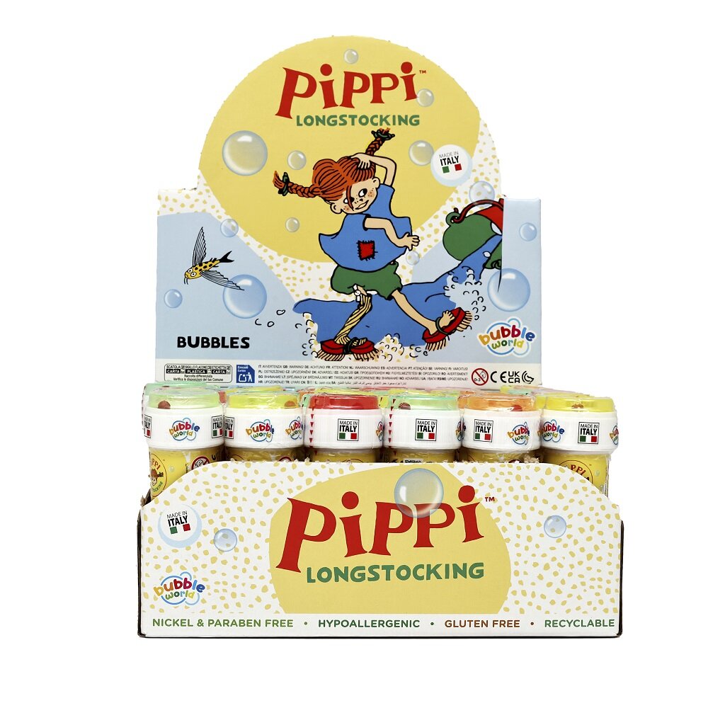 Pippi Langstrømpe – Sæbebobler 60 ml