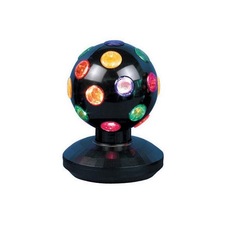 Diskokugle med strømadapter 10 cm