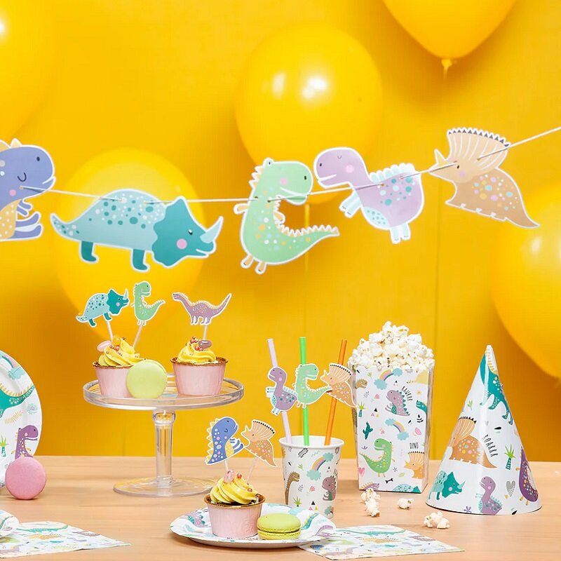 Dinosaur Popcornbokse 5 stk