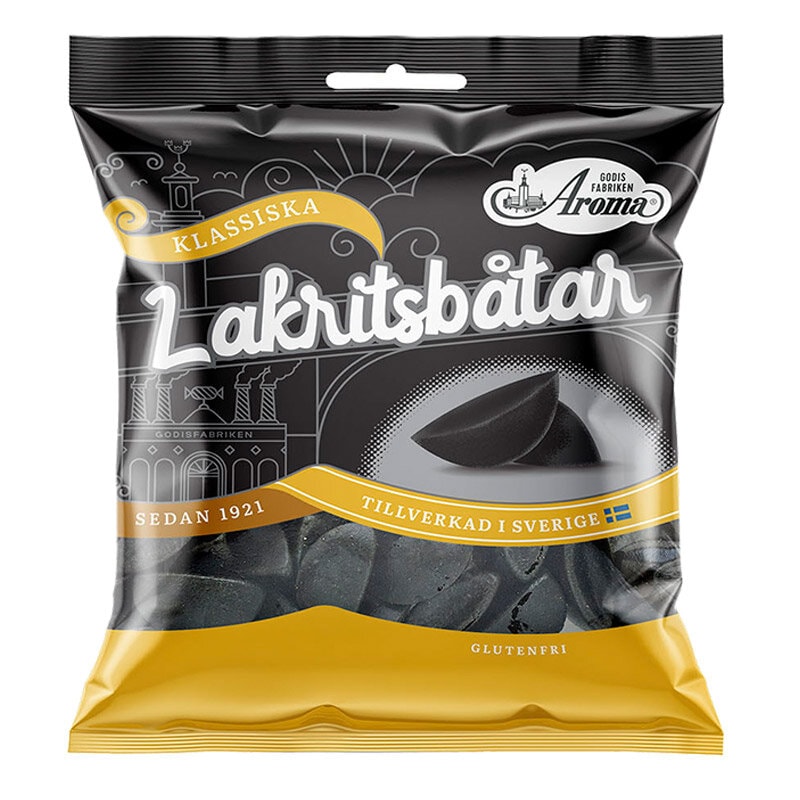 Aroma Lakridsbåde 80 gram
