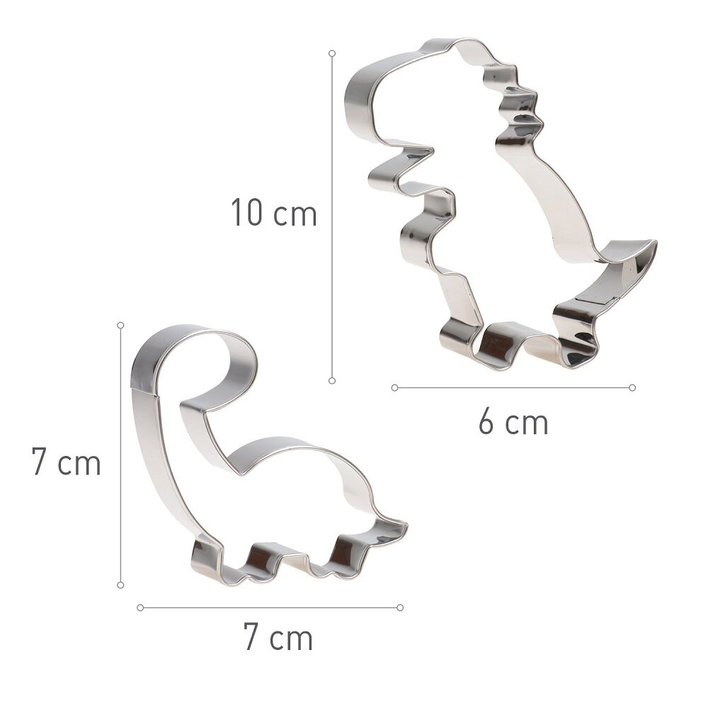 Dinosaur kageudstikkere 2-pak