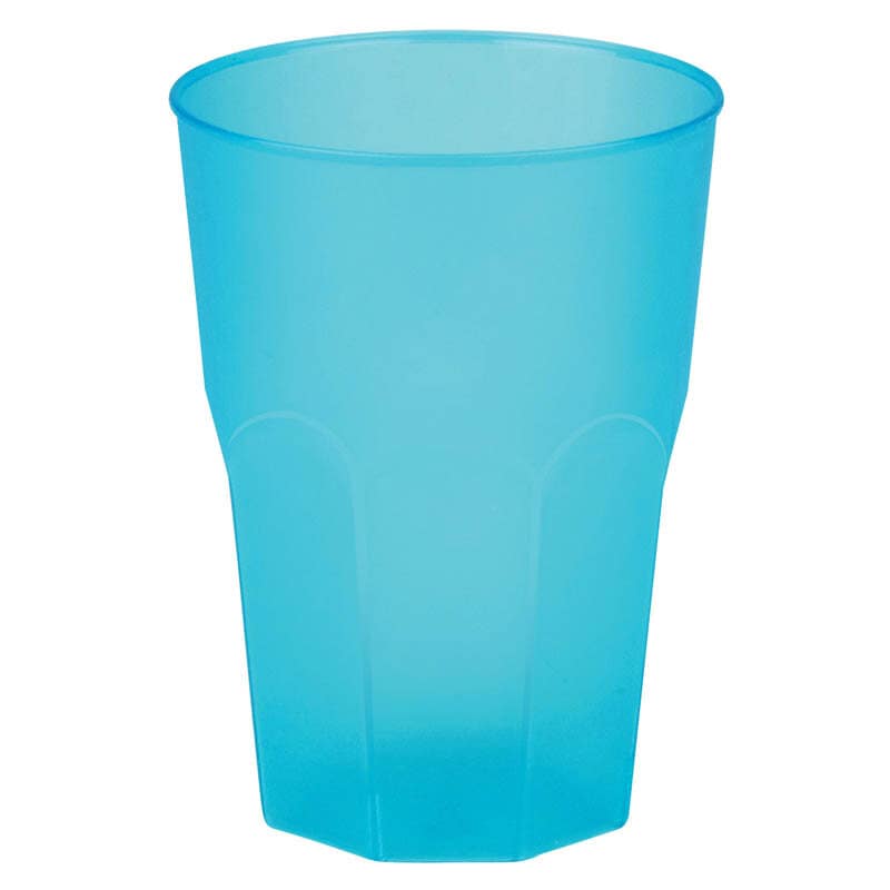Plastikglas Turkisblå 42 cl 6 stk
