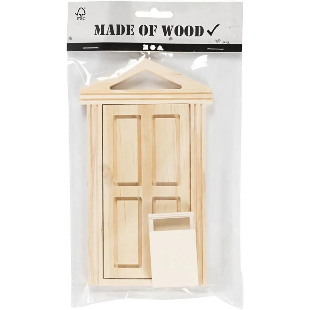 Nissens Dør med hængsel og brevkasse