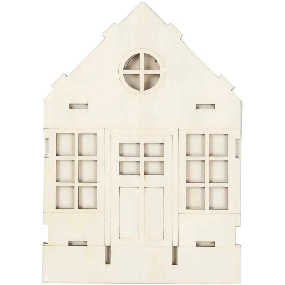 DIY træhus 19 x 24 cm