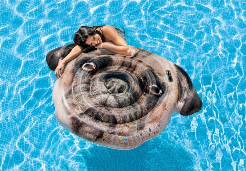 Intex Bademadras Playful Pug Island 163 cm