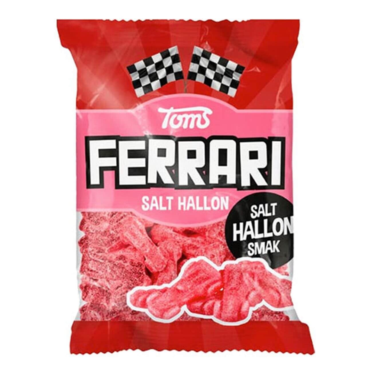 Ferrari Salt Hindbær slikpose 120 gram