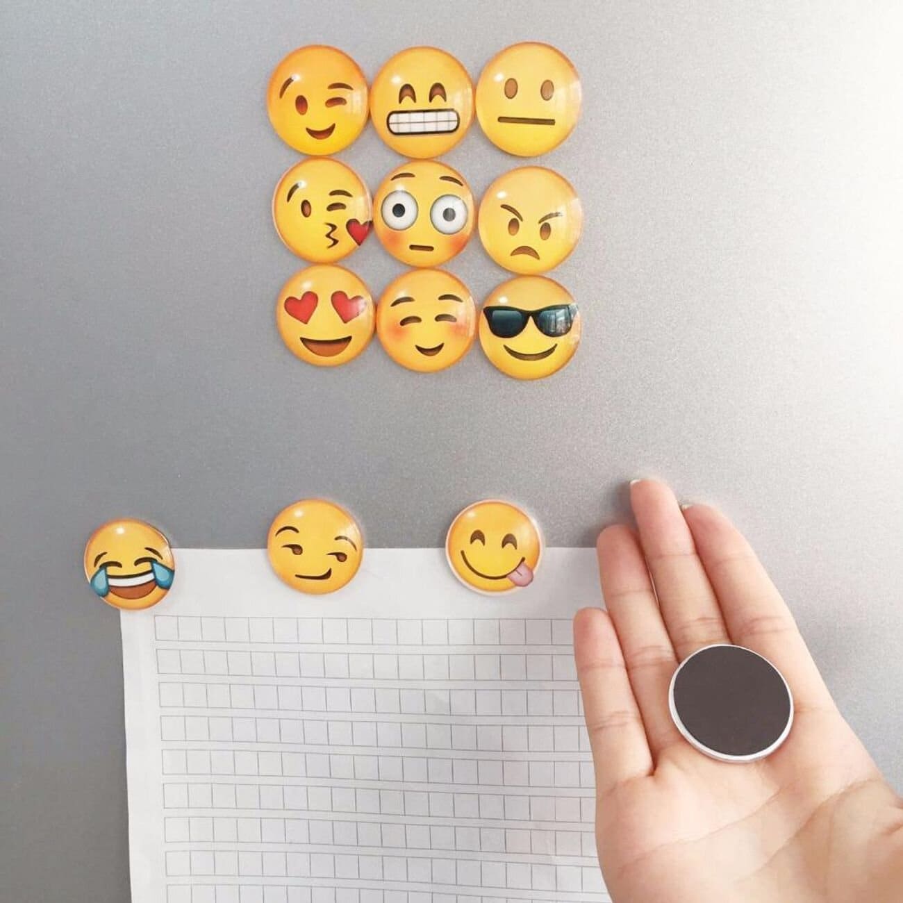 Emoji Køleskabsmagneter 5-pack