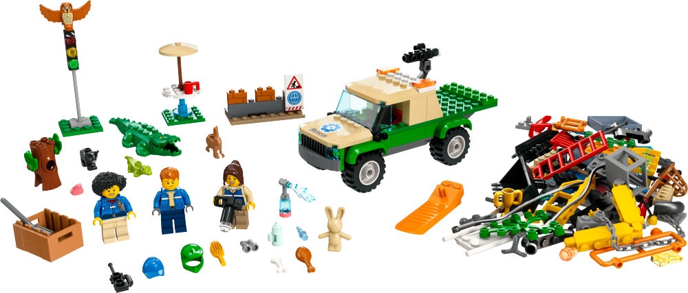 LEGO City - Redningsmissioner for vilde dyr 6+