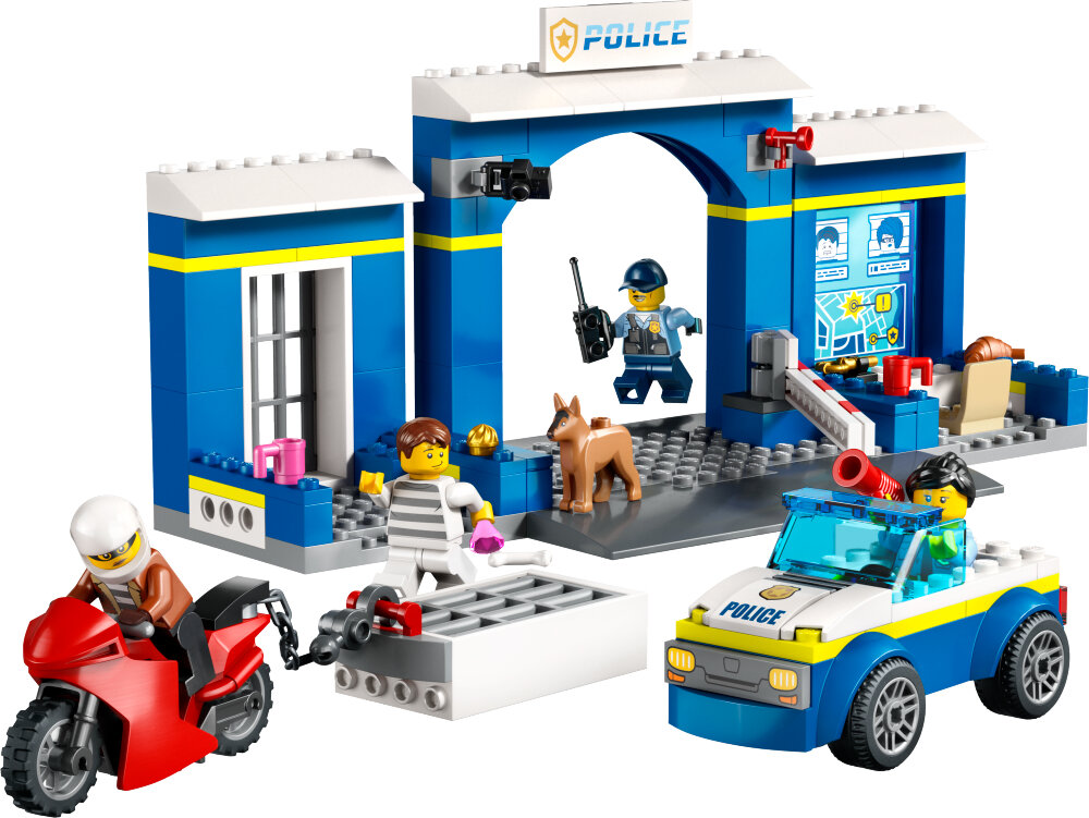 LEGO City - Skurkejagt ved politistationen 4+
