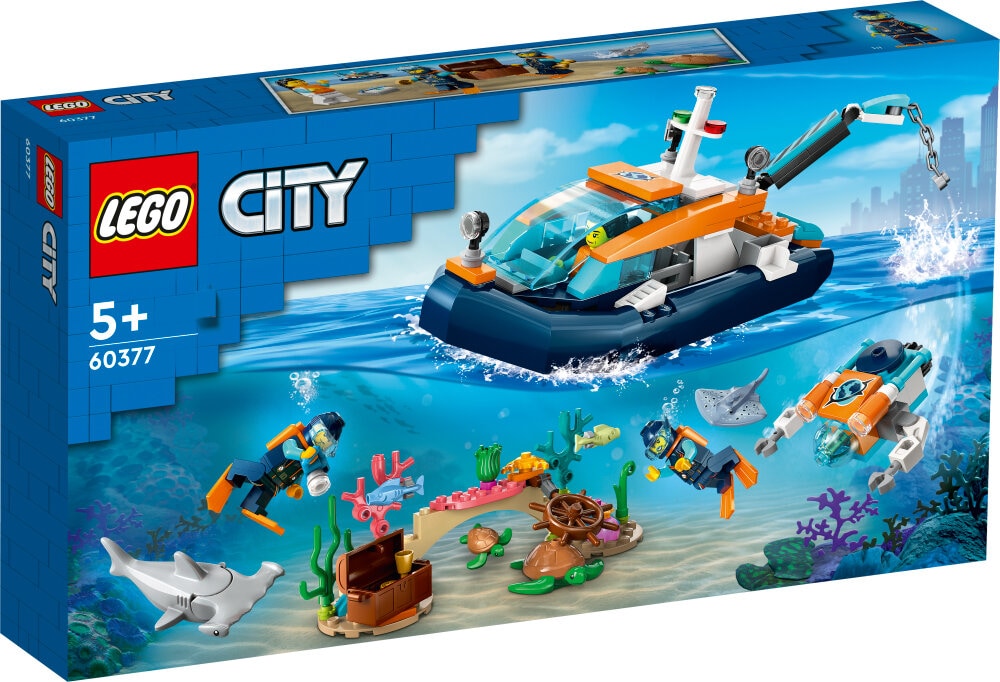 LEGO City - Forsknings-dykkerfartøj 5+