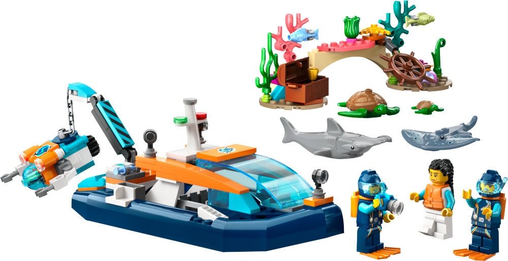 LEGO City - Forsknings-dykkerfartøj 5+