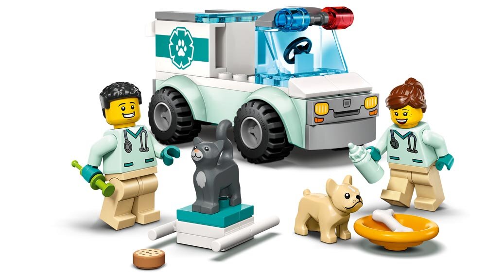 LEGO City - Dyrlæge-redningsvogn 4+