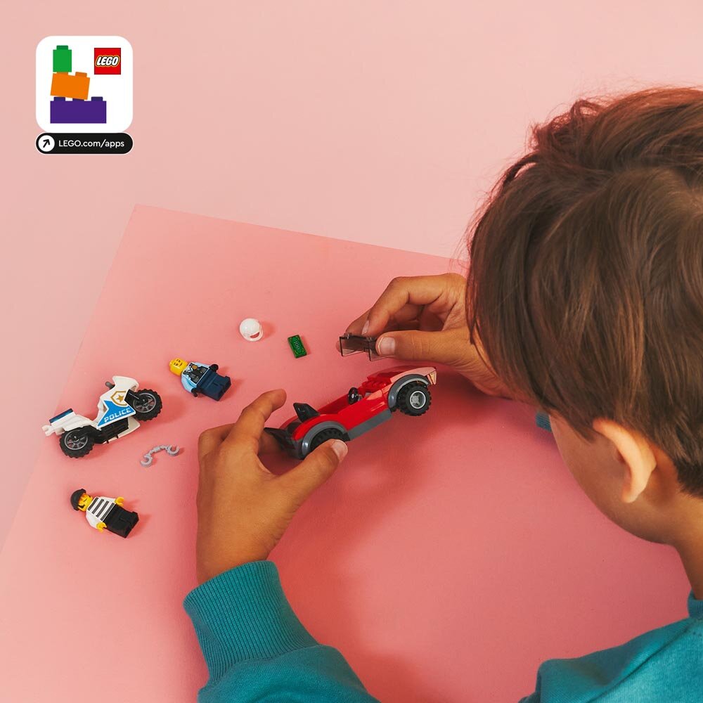 LEGO City - Politimotorcykel på biljagt 5+