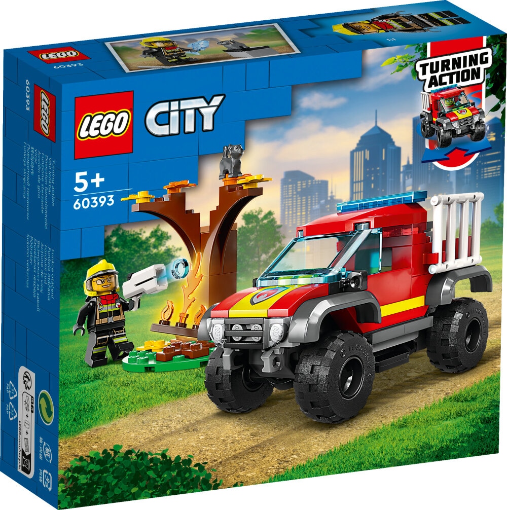 LEGO City - Firhjulstrukket redningsvogn 5+