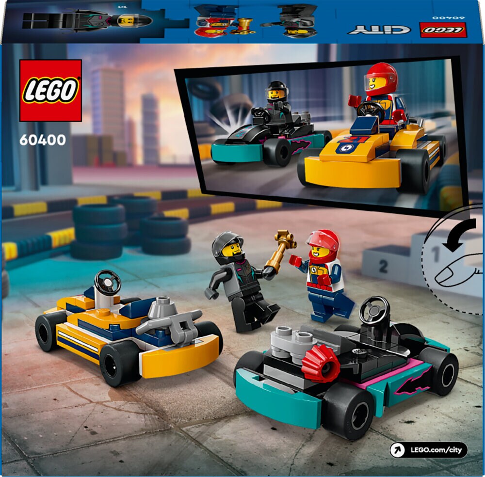 LEGO City - Gokarts og racerkørere 5+